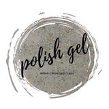 POLISH gel glitter multicolor argento N201 15 ml 